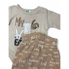 0-3M Beige "My First Easter" Bodysuit & Leggings - Ackermans