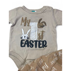 0-3M Beige "My First Easter" Bodysuit & Leggings - Ackermans