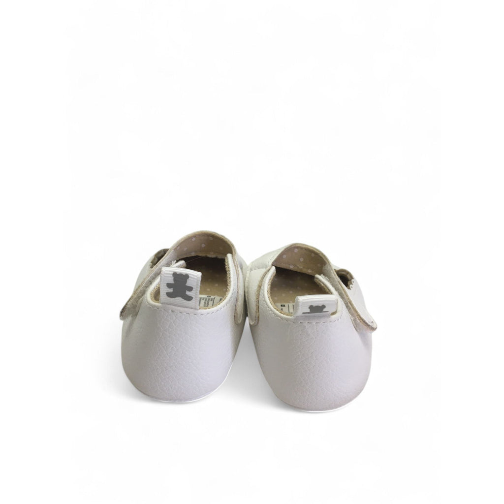 Size 0 - White Pleather Soft Sole Mary Janes - Woolworths