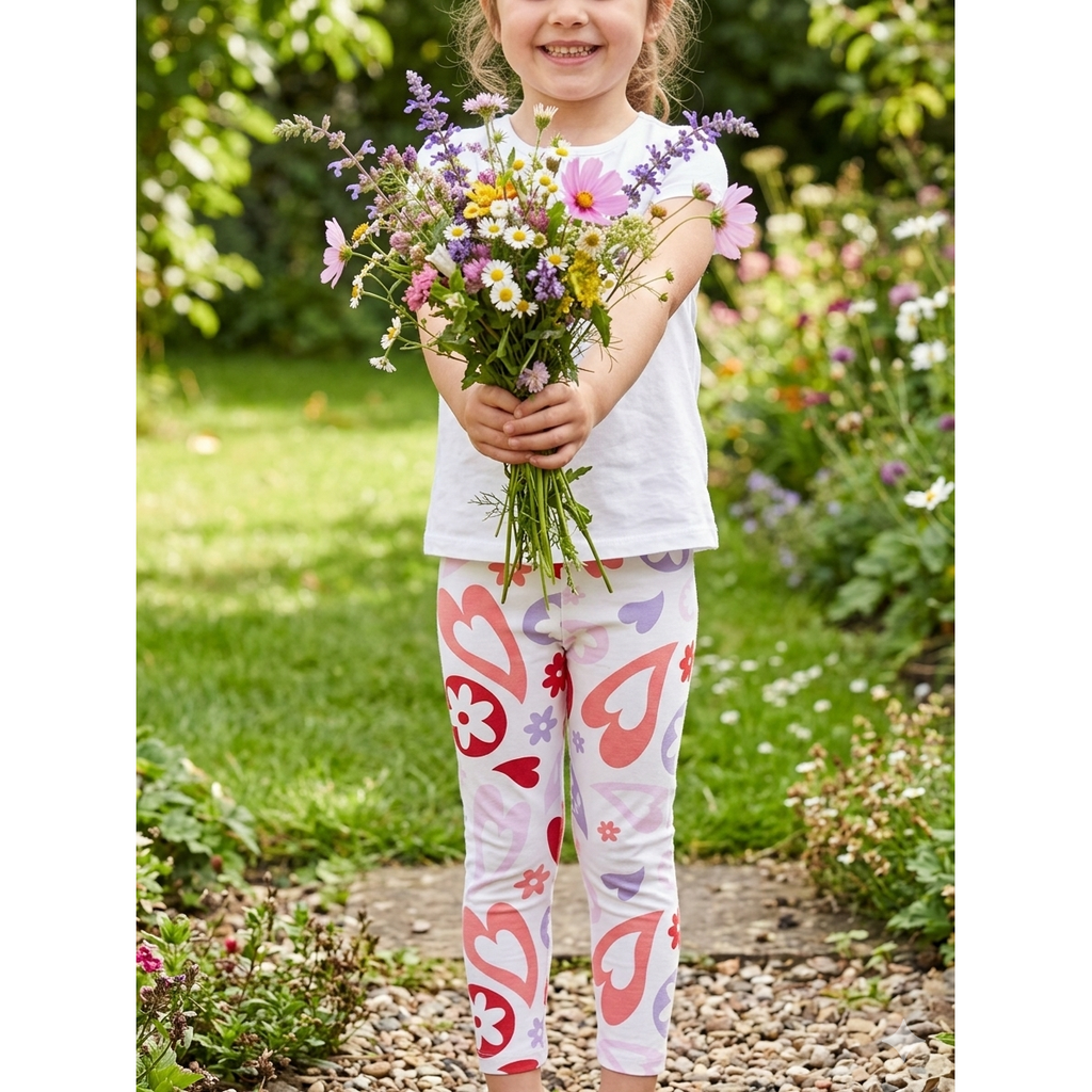 7-8 NEW floral tights - Real Kids