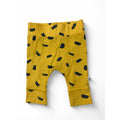 Newborn Yellow & Grey Swatch Cuffed Leggings - Woolworths