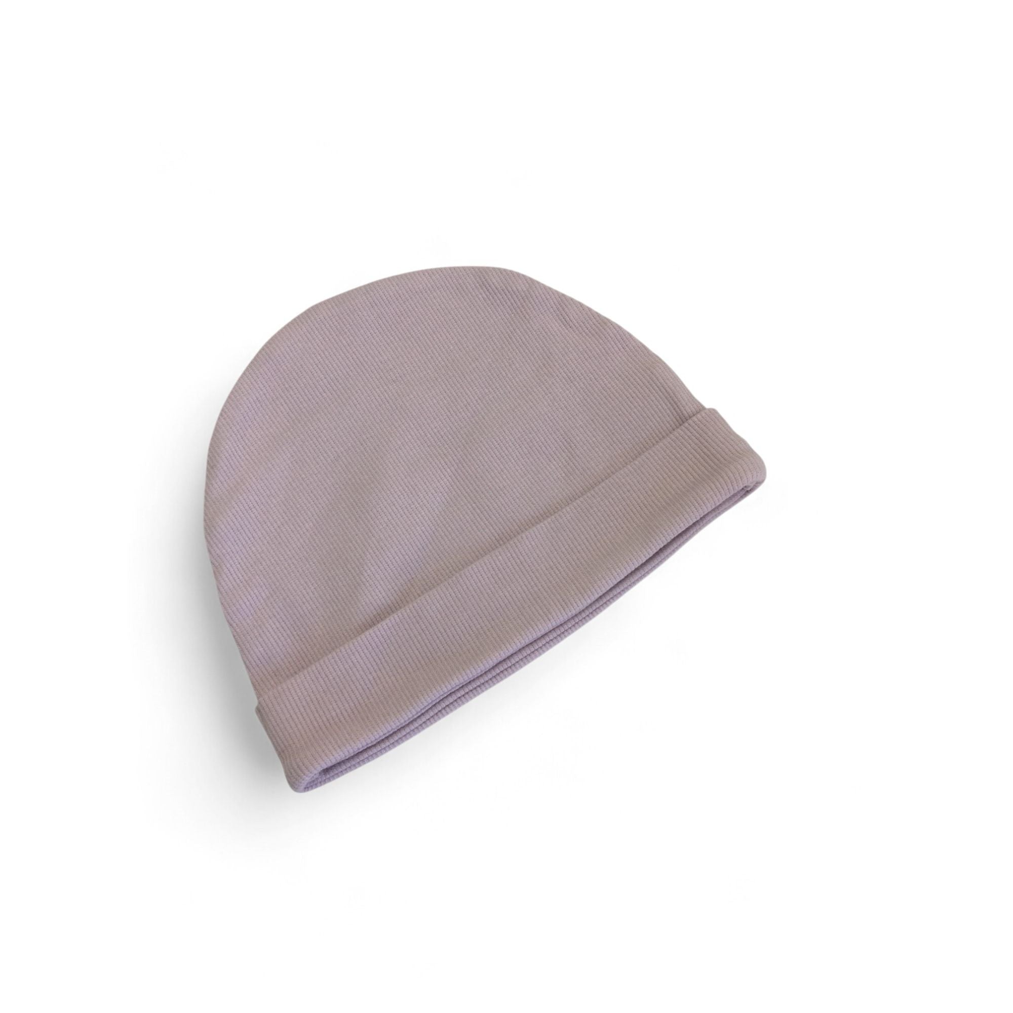 18-24M Lilac Ribbed Cotton Beanie - C&A