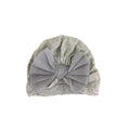 NB Light Grey Ribbed Bow Turban - Mr Price