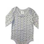 0-3M White Dotted Bodysuit - Clicks