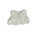 3-6M White Fleece Gilet - Woolworths