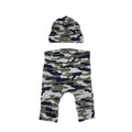 Newborn Green & Blue Camo Leggings & Beanie - Woolworths