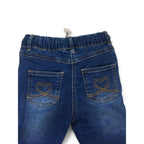 3-6M Blue Denim Unicorn Lined Jeans - Woolworths