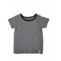 0-3M Navy Blue & White Stripe T Shirt - Cotton On