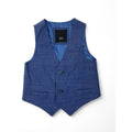 2Y Blue Tweed Waistcoat - Woolworths