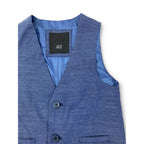 2Y Blue Tweed Waistcoat - Woolworths