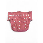 0-24M Pink Reusable Nappy With Removable Bamboo Insert - Bumbebee Babies