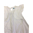3-6M White & Silver Glitter Tunic Bolero Dress - Ackermans