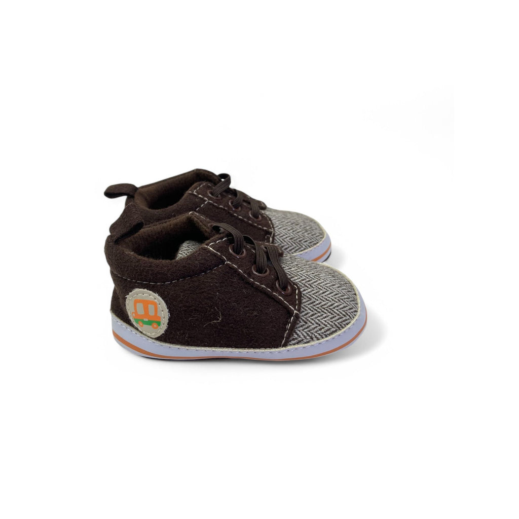 Size 1 - Brown Soft Sole Sneaker - Ackermans