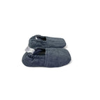 0-3M Chambray Soft Fabric Shoes - Tic Tac Toe