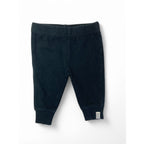 Newborn Black Cuffed Leggings - Cotton On