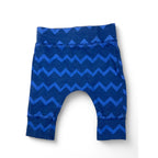 Newborn Blue Chevron Leggings - Cotton On