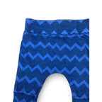 Newborn Blue Chevron Leggings - Cotton On