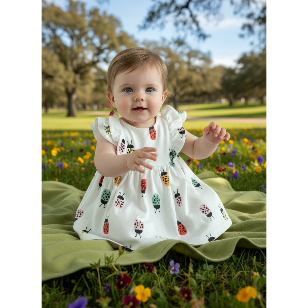 0-3M Ladybug top - Cotton On