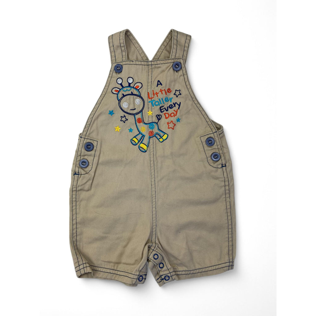 0-3M Beige Giraffe Overalls - Ackermans