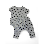 Newborn Grey & Black Dotted Bodysuit & Leggings - Cotton On