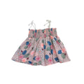 3-6M Light Pink Flower Shirred Top - Woolworths