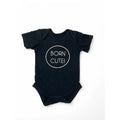 Newborn Black & White "Born Cute" Bodysuit - Woolworths