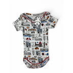 0-3M Colourful Sightseeing Icon Bodysuit - Firenze T Shirt Gallery