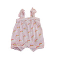 Newborn Pink Rainbow Strappy Romper - Gap