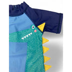 3-6M Blue & Green Crocodile Swimsuit - Clicks