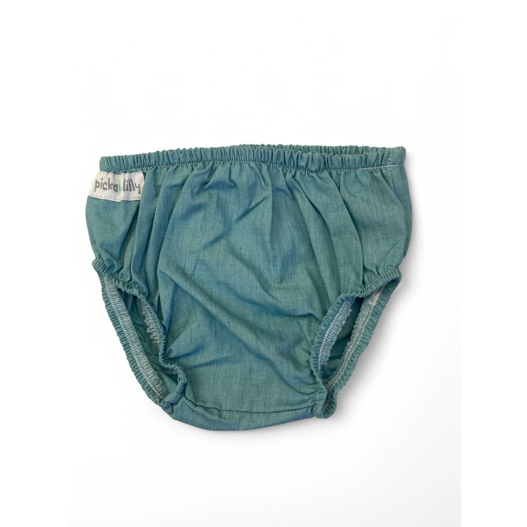 3-6M Teal Cotton Bloomer - Pickalilly