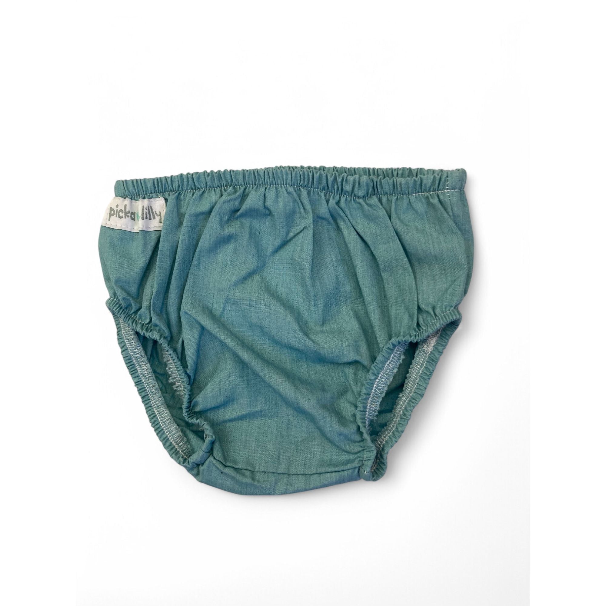 3-6M Teal Cotton Bloomer - Pickalilly