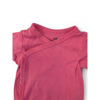 US 1-2M Pink Side Snap Bodysuit - H&M