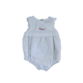 3M White Eyelet Cotton Romper - Mon Premier Major