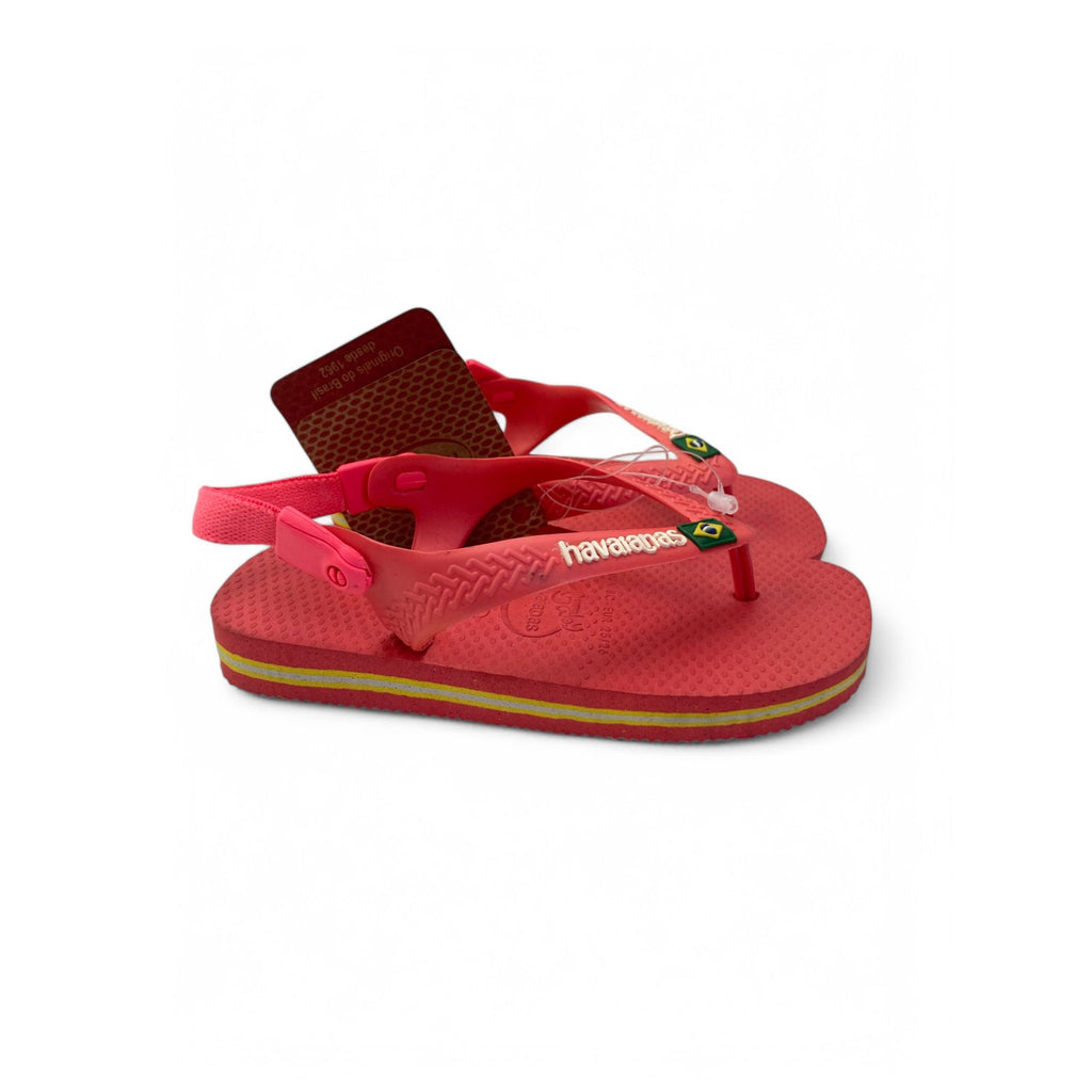 Size 23-24 - Coral Flip Flops - Havaianas
