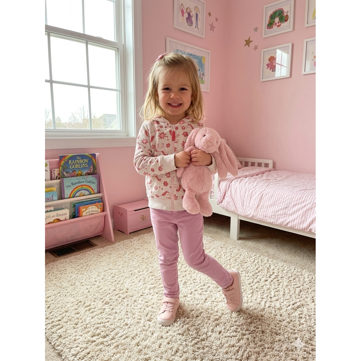 2-3Y Pink unicorn hoodie - Cat & Jack