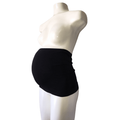 Size 1 Black Seamless Preggy Belly Band - Carriwell