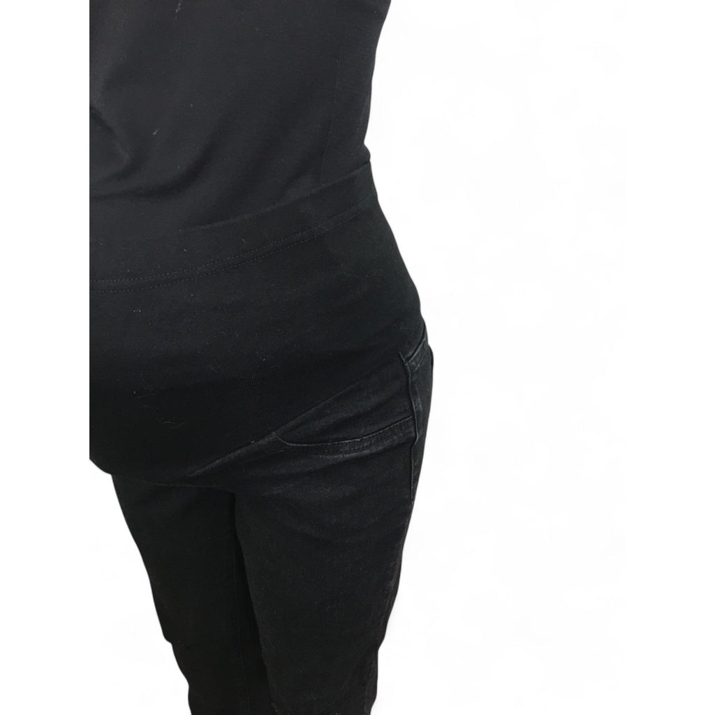 Medium - Black Knee Detail Maternity Jeans - Shein