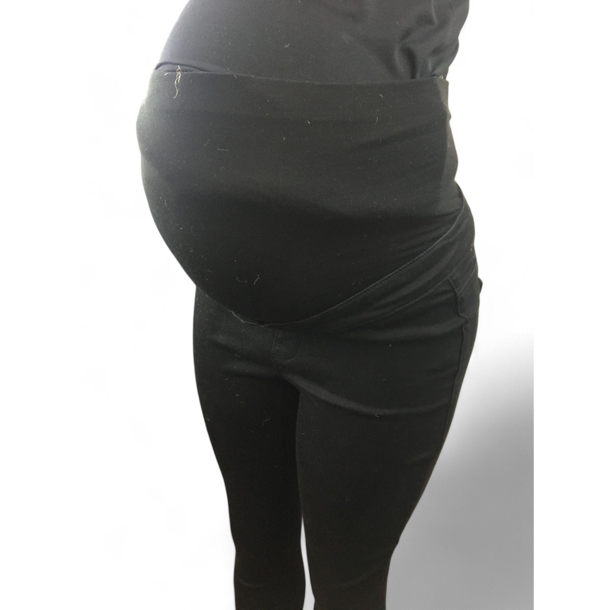 Size UK 6 - Black Skinny Maternity Jeans - Missguided Maternity