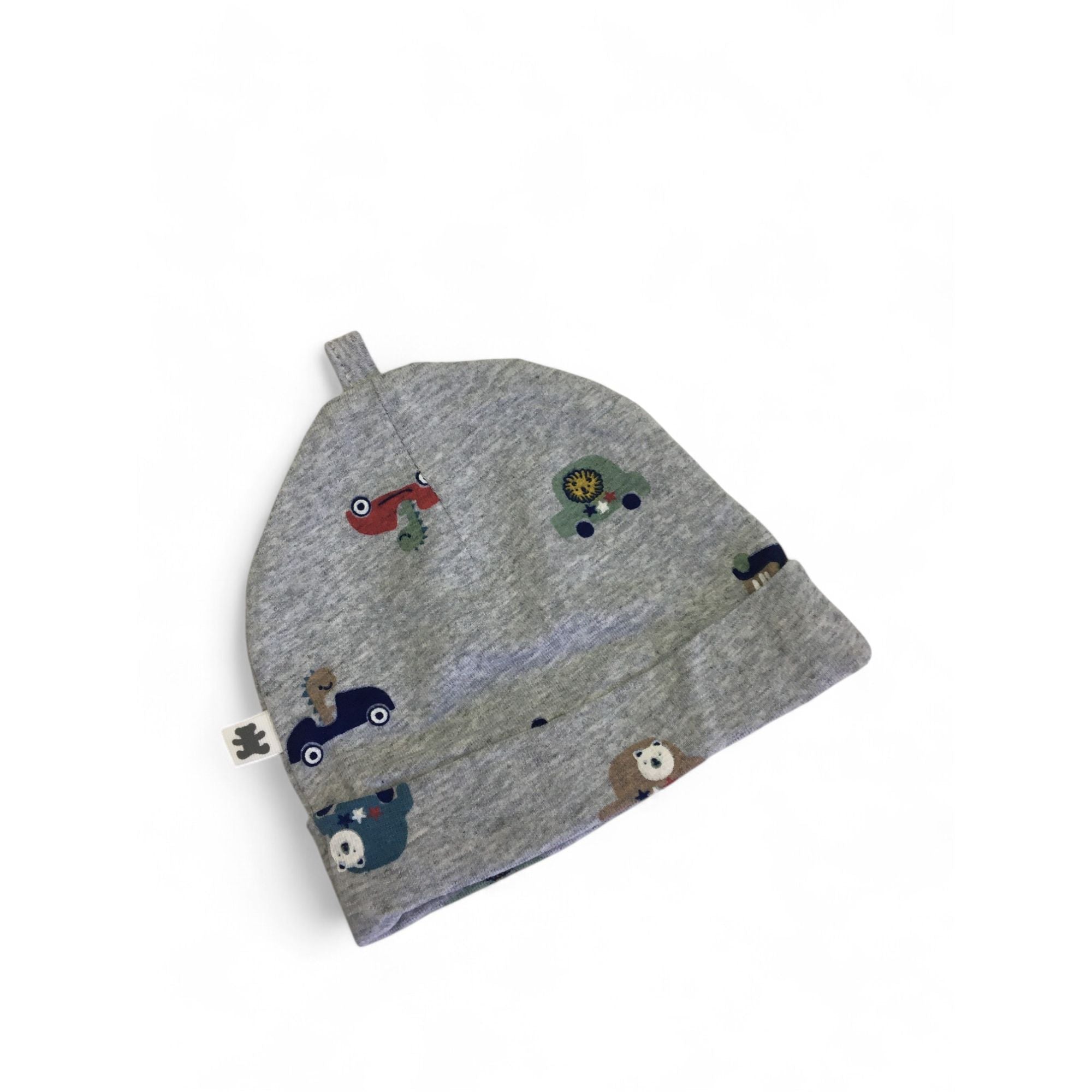 Newborn Grey Bear Car Beanie - Woolworths