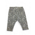 0-3M White & Beige Leopard Cotton Leggings - Gap