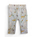 1-3M Grey Woodland Animal Cuffed Leggings - Woolworths