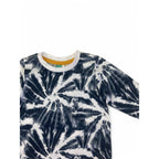 3-6M Navy & White Tie Dye Long Sleeve T Shirt - Ackermans