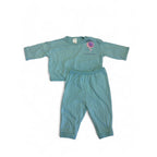 0-3M Aqau Long Sleeve Top & Leggings - Tiny Tots