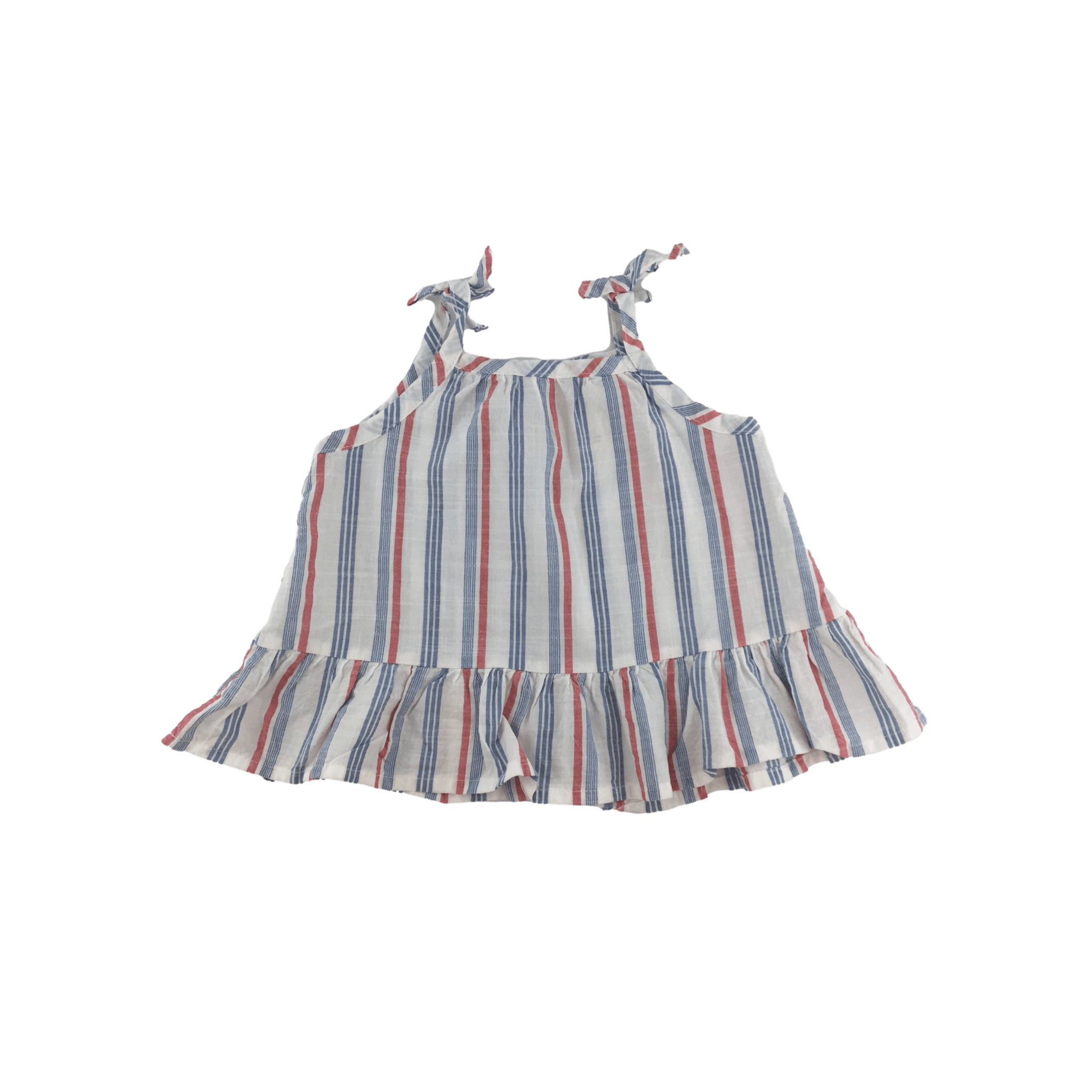 9M Striped Peplum Strappy Top - Baby B'gosh