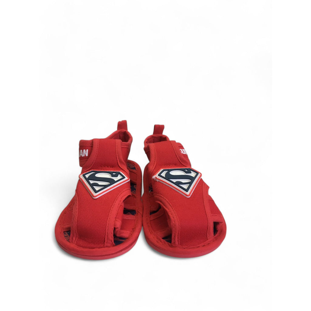 Size 3 - Red Superman Sandals