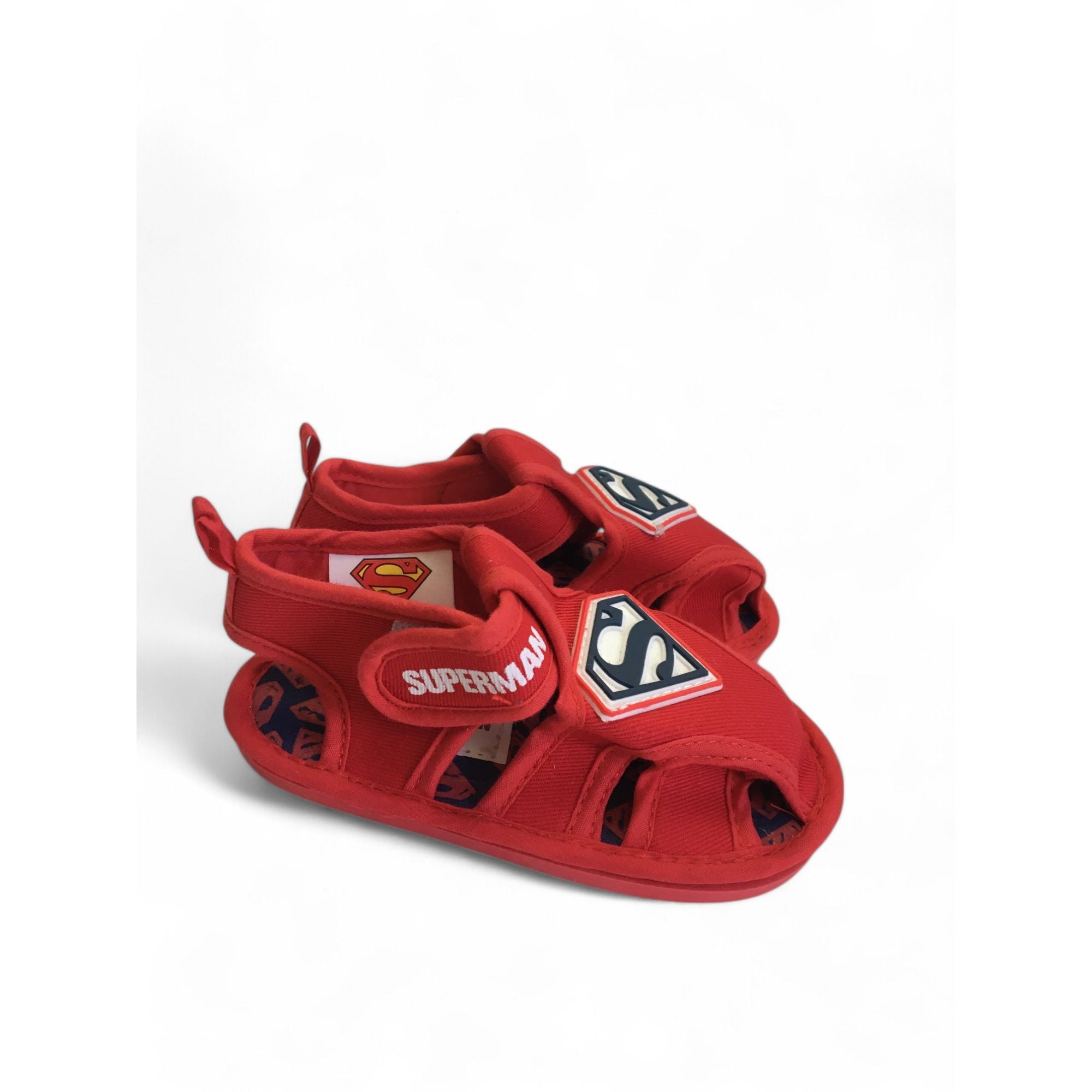 Size 3 - Red Superman Sandals