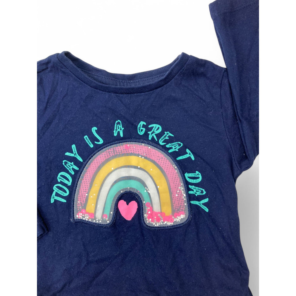 6-12M Navy Blue Rainbow Shaker T Shirt - Woolworths