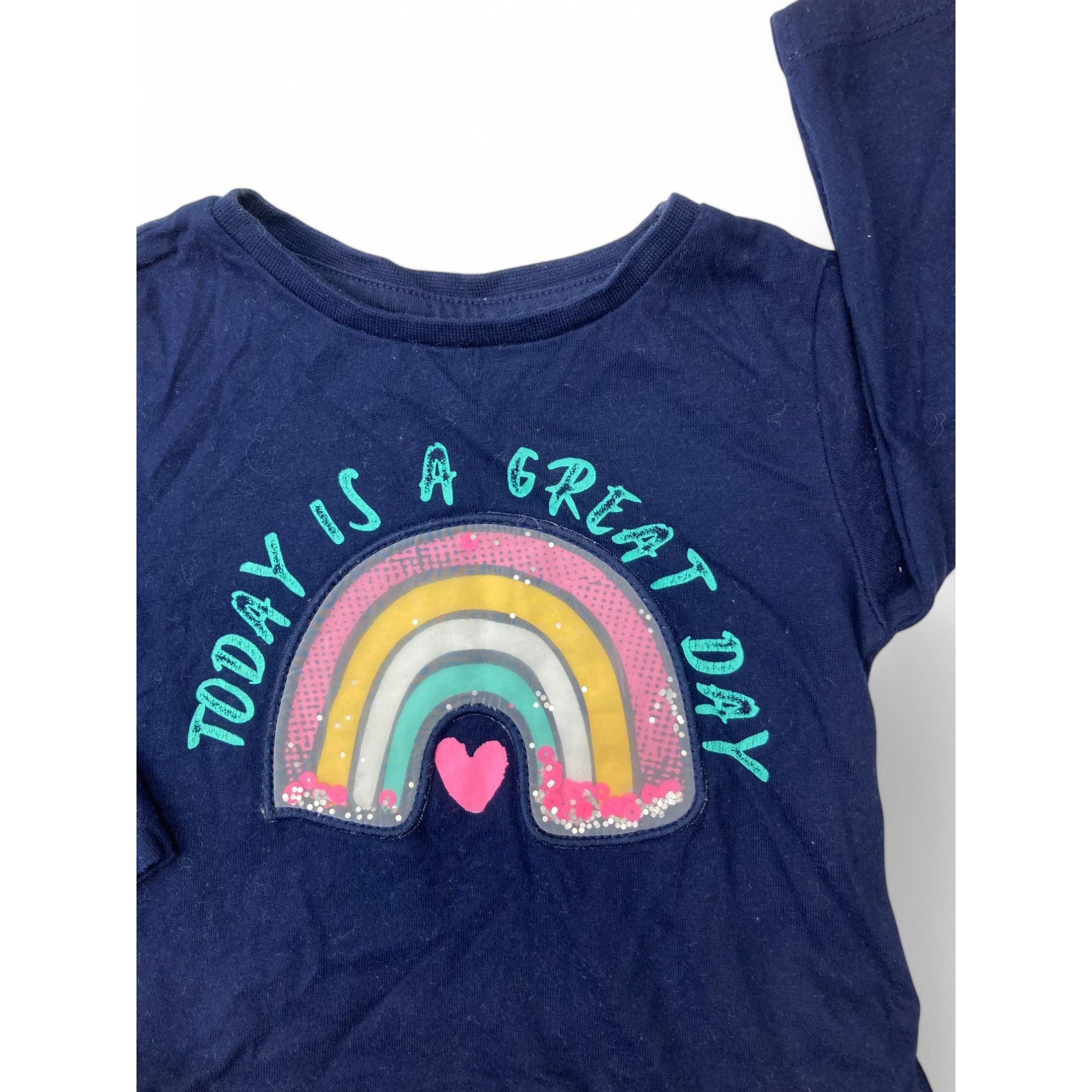 6-12M Navy Blue Rainbow Shaker T Shirt - Woolworths