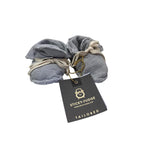 NB Grey Melange Fabric Booties - Sticky Fudge