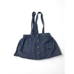 3-6M Blue Chambray Suspender Skirt - Naartjie